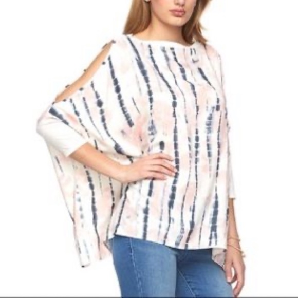 Juicy Couture Tops - Juicy Couture tie dye oversized cold shoulder top